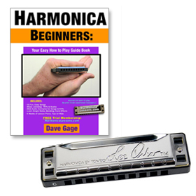 Hard copy beginner book / Lee Oskar Harmonica Package